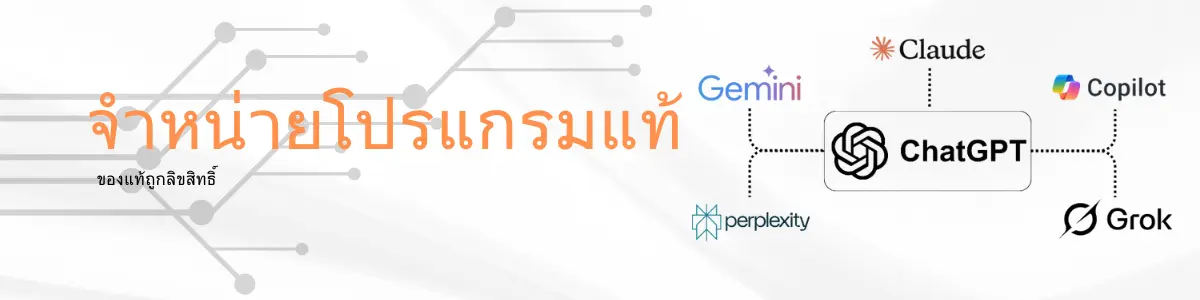 จำหน่ายโปรแกรมแท้